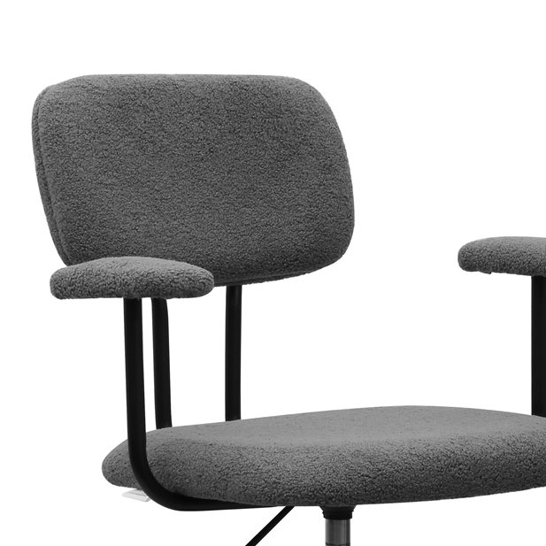Καρέκλα Γραφείου Fluffy Grey 65 x 59 x 76/85,5