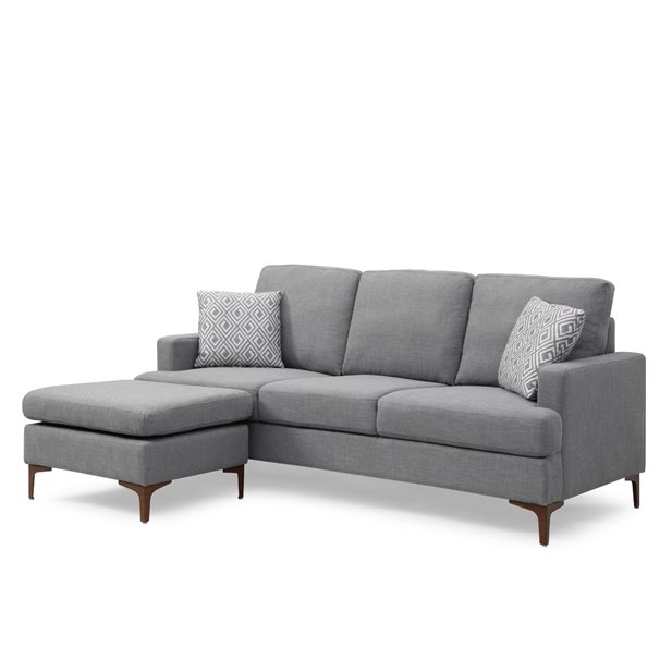 Alba Grey Reversible Corner Sofa
