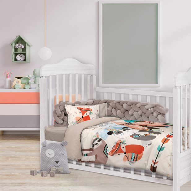 Das Baby Smile 4849 Digital Set Bed Sheets 125 x 170 + 30 x 40