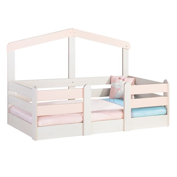 Παιδικό Κρεβάτι Μονό Pink House 2175 200 x 100 x 131