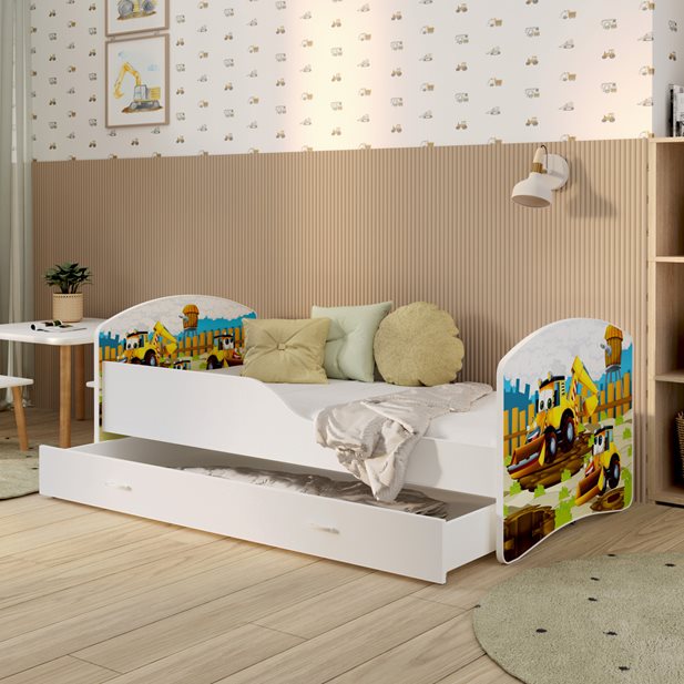 Παιδικό Κρεβάτι Bobby με Συρτάρι 184 x 84 x 65 & Δώρο Ανώστρωμα