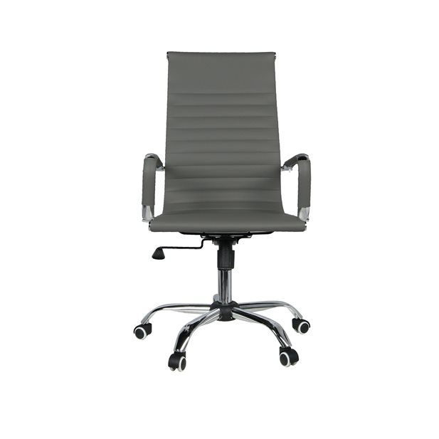 Διευθυντική Καρέκλα Γραφείου Andreus Boss PU Grey 54,5 x 57,5 x 112/122