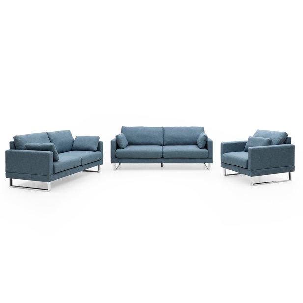 Kenner Demin Blue 2 Seater Sofa
