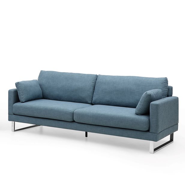 Kenner Denim Blue 3 Seater Sofa