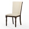 Καρέκλα Dorothy Espresso/Cream 53x 61 x 99