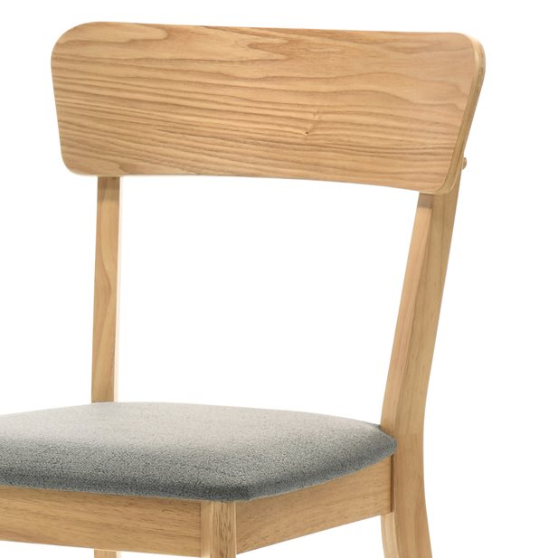 Καρέκλα Payton Natural/Γκρι 45 x 53 x 79