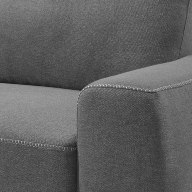 Τριθέσιος Καναπές Carmine Stromy Grey 206 x 93 x 82
