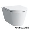Wall Hung Toilet Set Rimless Kartell White by Laufen 54,5 x 37 x 35,5