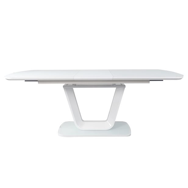 Valery White Gloss Extendable Dining Table 200(160+40) x 90 x 76