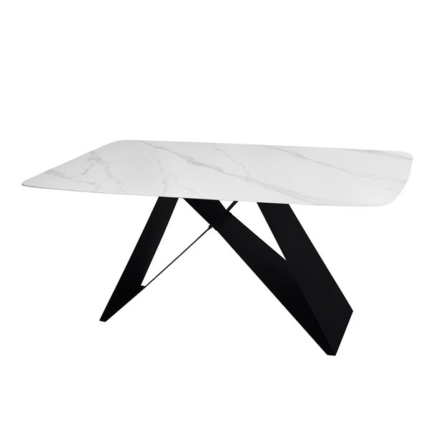 Remus Stone White Dining Table 160 x 90 x 73