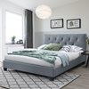Martina Project Grey Double Bed 172 x 217 x 91