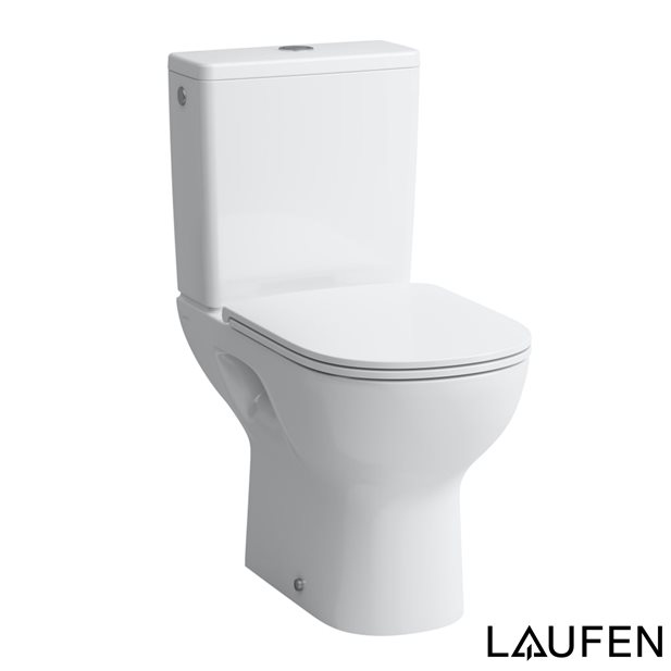 Toilet Set  Lua White Laufen 65 x 36 x 42