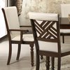 Dorothy Espresso Dining Set with 2 Armchairs and 6 Chairs 200 x 100 x 76