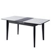 Maren Black Extendable Dining Table 150(120+30) x 80 x 76