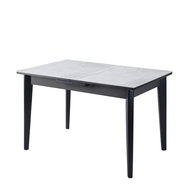 Maren Black Extendable Dining Table 150(120+30) x 80 x 76