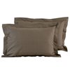 Das Home Best Colours Pair Pillow Cases Brown 1004 50 x 70+5
