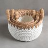 Bernar White Medium Basket