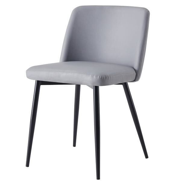 Conrad PU Grey Dining Chair