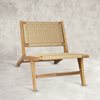 Naima Natural Teak Wood Armchair