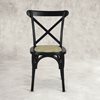 Καρέκλα Από μασίφ Ξύλο Μαόνι Galena Black 51 x 51 x 87