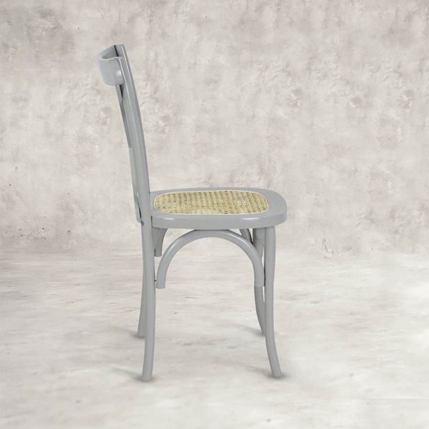 Galena Grey Teak Wood Chair