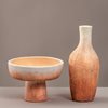 Lugus Round Decorative Clay Vase