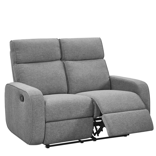 Mylan Rustic Grey 2 Seater Sofa with Recliner