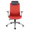 Alberta Red-Grey Executive Office Chair 66 x 51 x 110/118