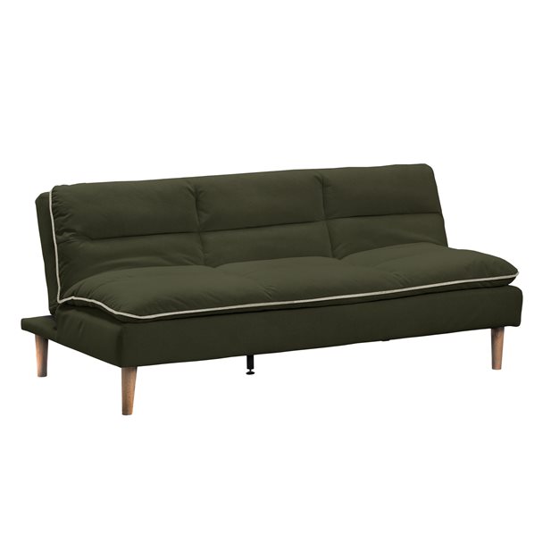 Τριθέσιος Καναπές Κρεβάτι Caspian Amazon Green 190 x 101 x 86