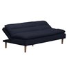 Τριθέσιος Καναπές Κρεβάτι Caspian Blue Navy 190 x 101 x 86