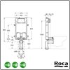 Εντοιχιζόμενο Καζανάκι Roca Active WC One A89006012E