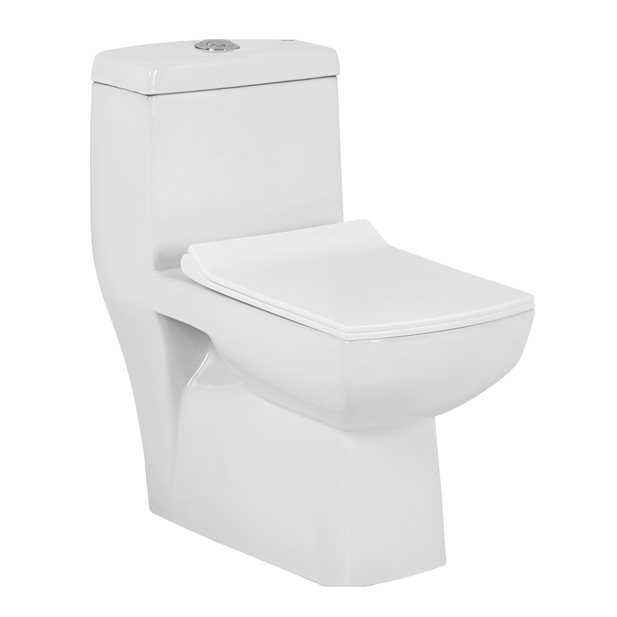 Toilet Seat Nuria PP White 34 x 45,5