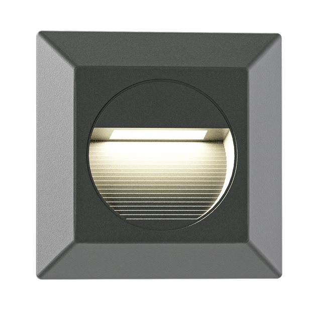 Anica Grey Outdoor LED  Wall Light IP54