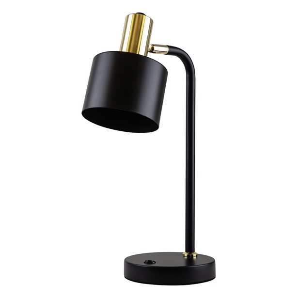Carlos Black And Gold Table Lamp
