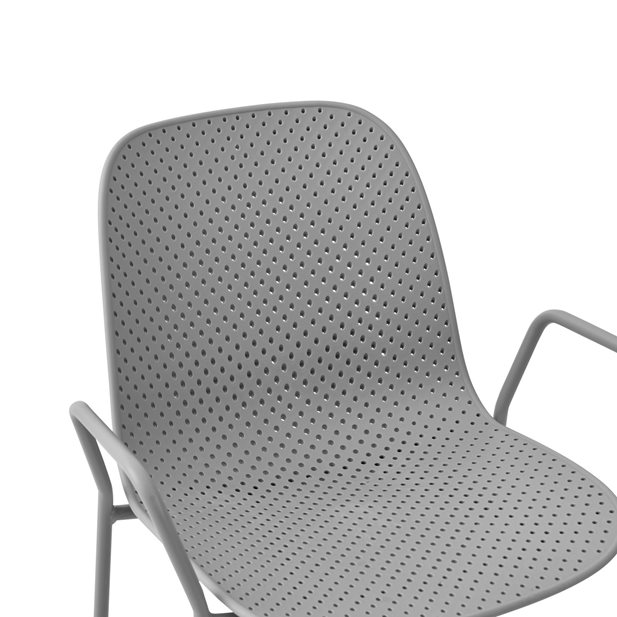 Fiora PP Grey Armchair