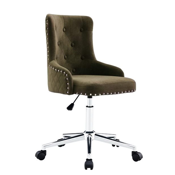 Regent Velvet Brown Office Chair 57 x 50 x 97