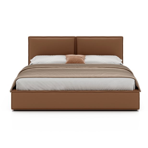 Loken Brown Double Bed 236 x 184 x 95