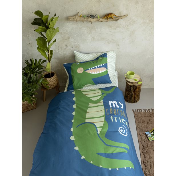 Nima Crocodile Set Bed Sheets Single Sized 170 x 255 / 52 x 72