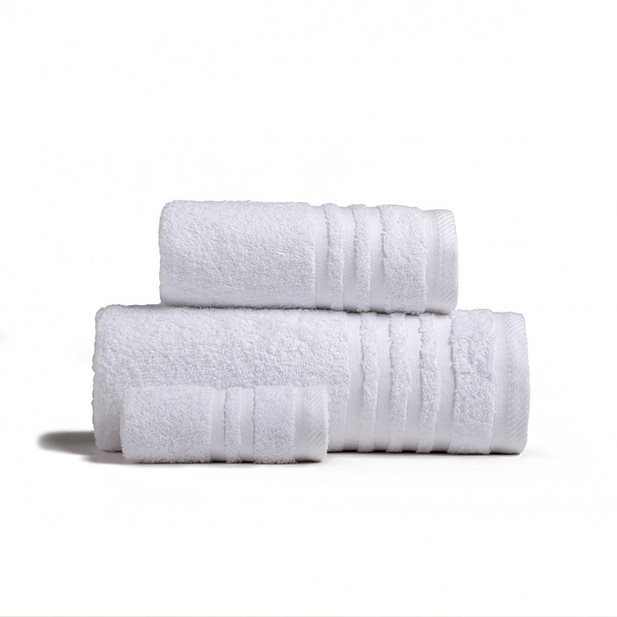 Melinen Premio White Face Towel 50 x 100