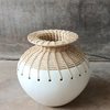 Eris White Decorative Clay Vase
