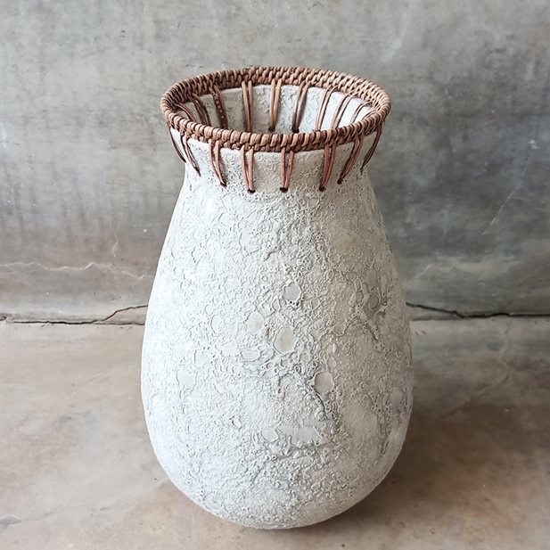 Louis Tall Decorative Clay Vase