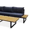Migel Grey Outdoor Corner Sofa with Table