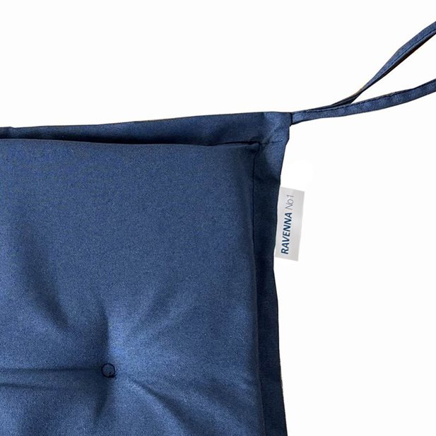 Lazar Blue Denim Chair Cushion