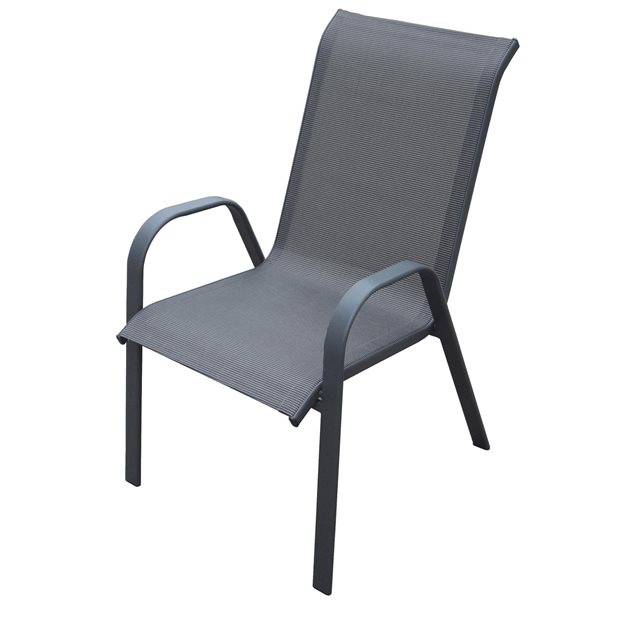 Olympia Grey Outdoor Stacking Chair