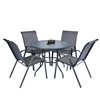 Olympia Round Outdoor Table Set with 4 Chairs 