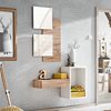 Έπιπλο Εισόδου Zerlita Set Wotan Oak-White 100 x 170 x 30