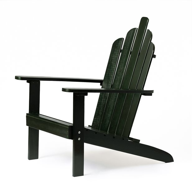 Zuko Dark Green Outdoor Wooden Armchair 67 x 84 x 91