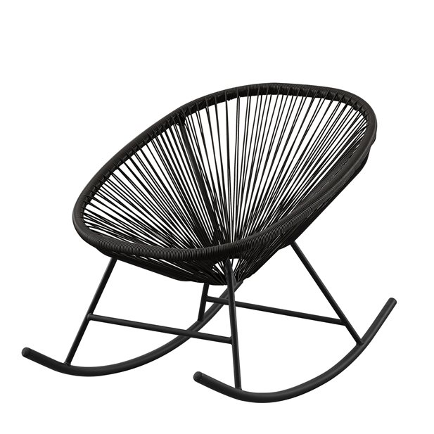 Sloten Black Outdoor Rocking Chair